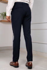 Eco Navy Stretch Pants