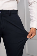 Eco Navy Stretch Pants
