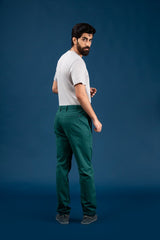 Forest Green Stretch Chinos