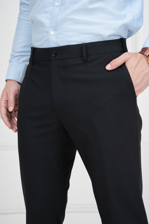 black formal pants