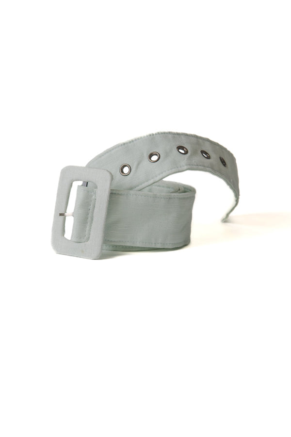 Ice Green Linen Belt