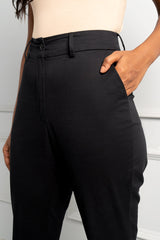 Black Shadow Stretch Chino Pants