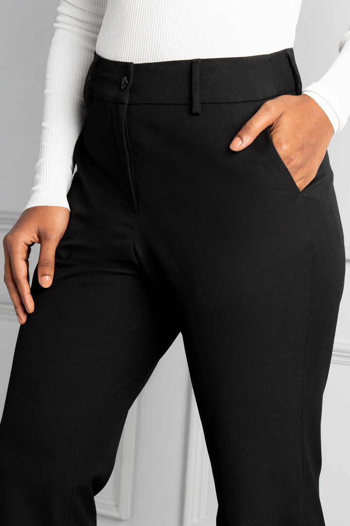 Black All Weather Essential Stretch Pants