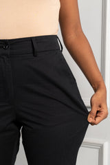 Black Shadow Stretch Chino Pants