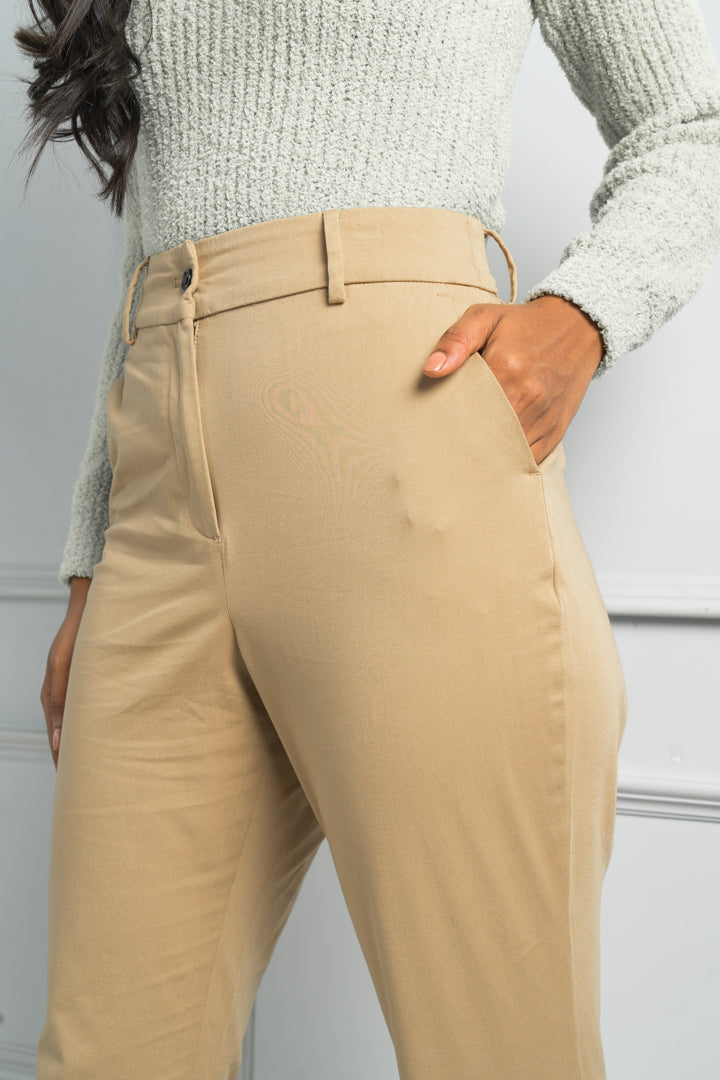 Earth Khaki Stretch Chino Pants