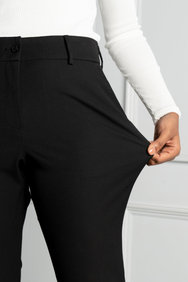 Black All Weather Essential Stretch Pants