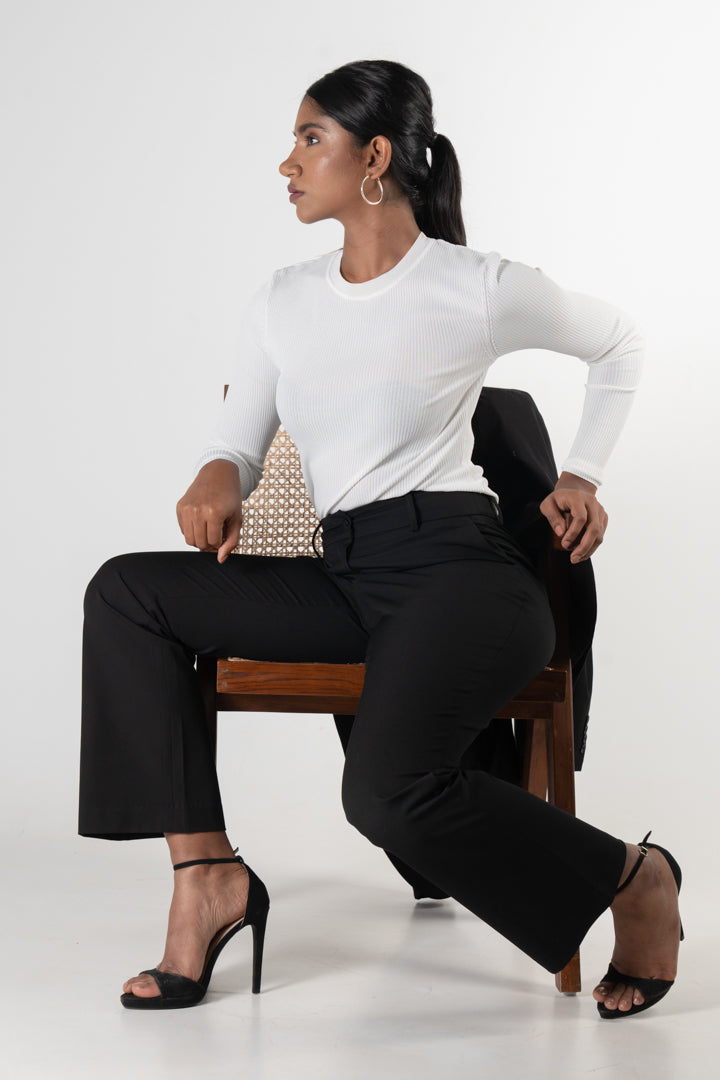 Black All Weather Essential Stretch Pants