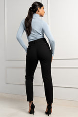 Ebony Black Stretch Pants