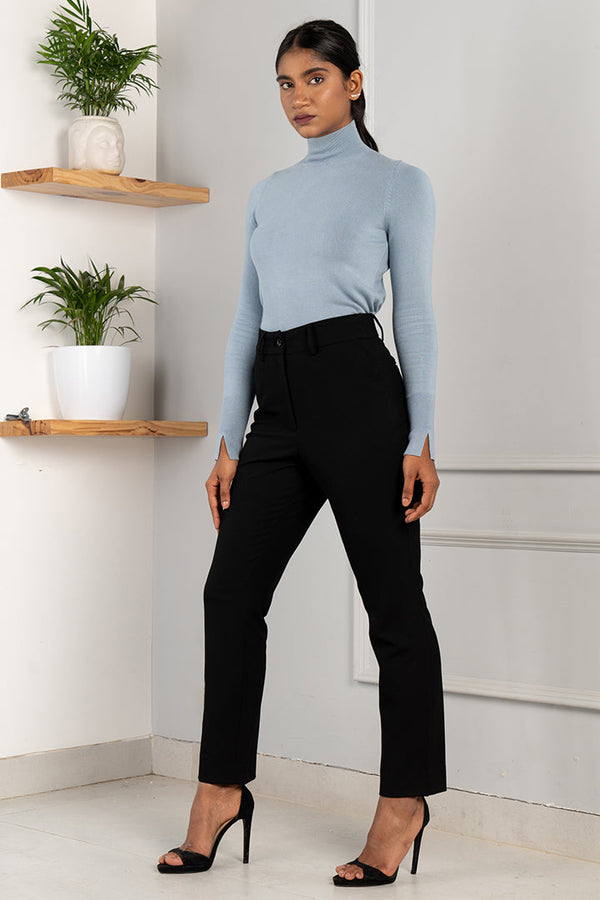 Ebony Black Stretch Pants