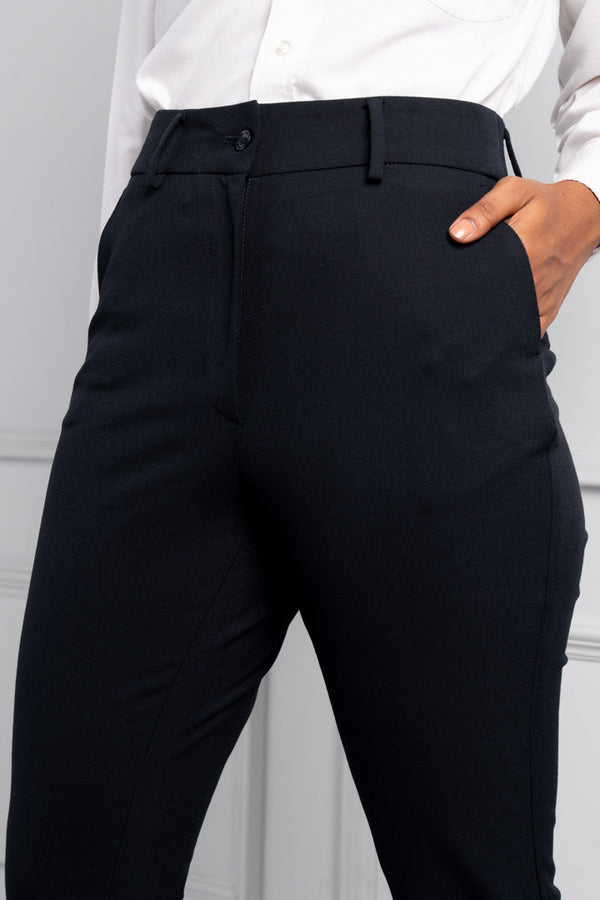 Eco Navy Stretch Pants