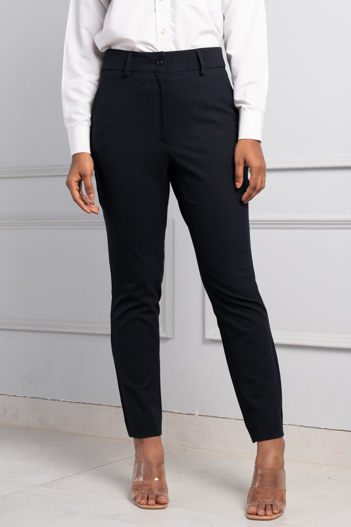 Eco Navy Stretch Pants