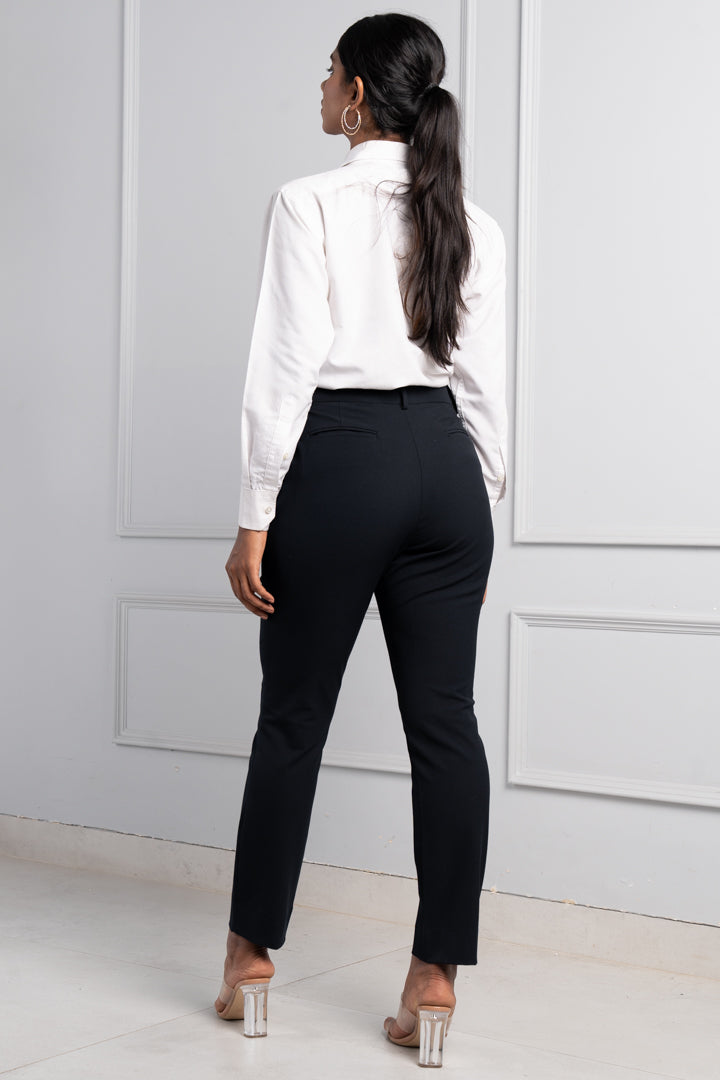 Eco Navy Stretch Pants