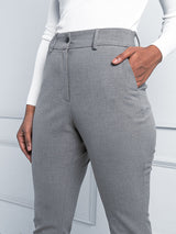 Mineral Grey Stretch Pants