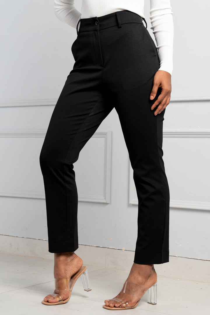 Bangalore Black Power-Stretch Pants