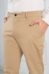 Earth Khaki Stretch Chinos