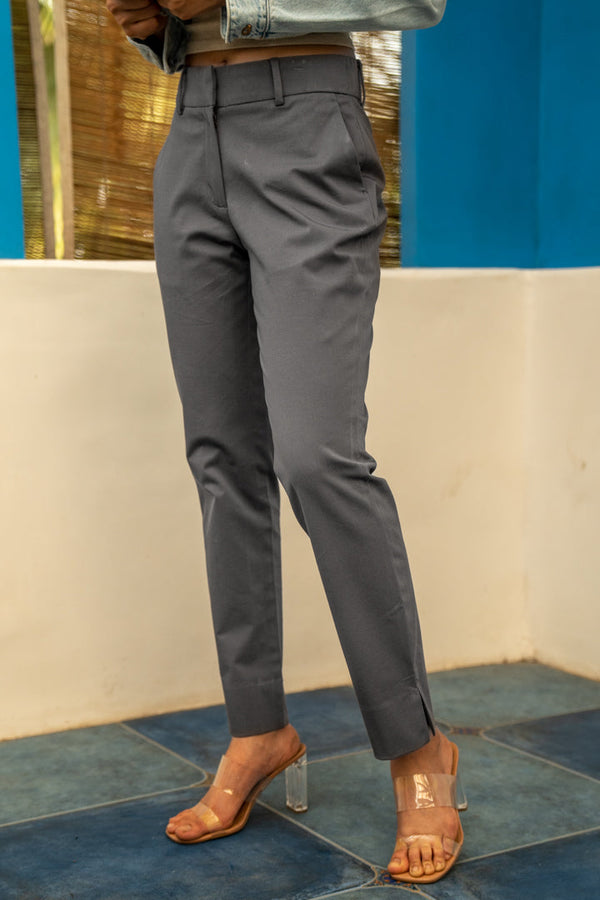 Spanish Grey Stretch Chino Pants