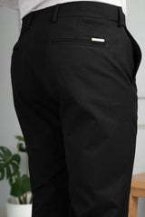 Black All Weather Essential Stretch Pants
