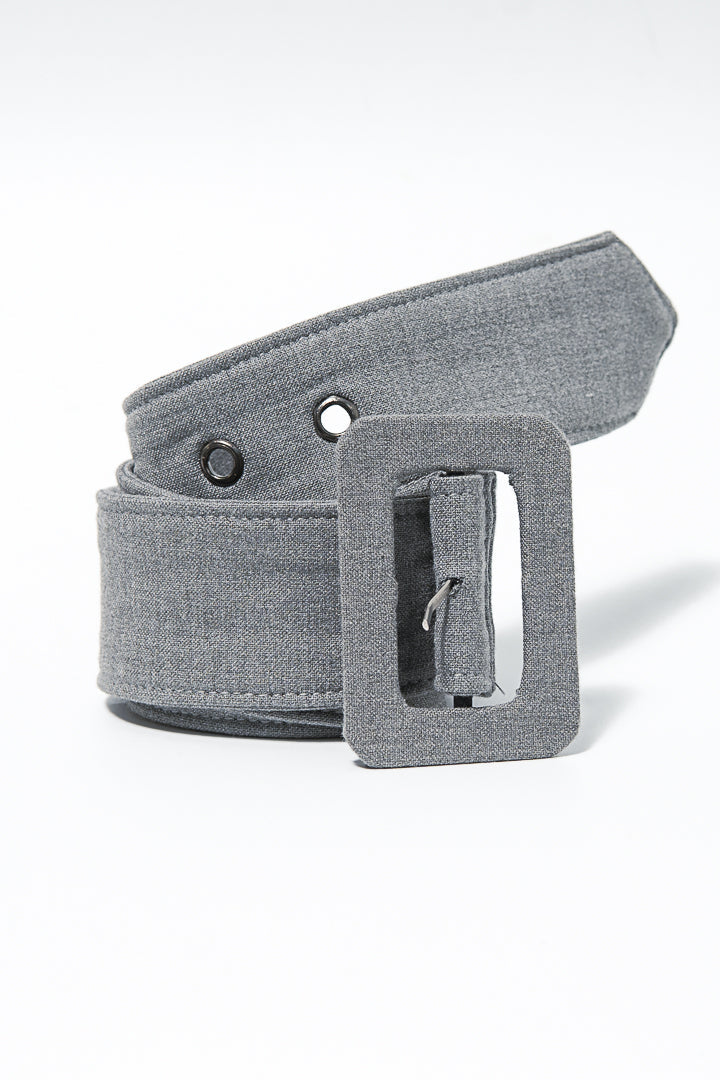 Mineral Grey Stretch Belt