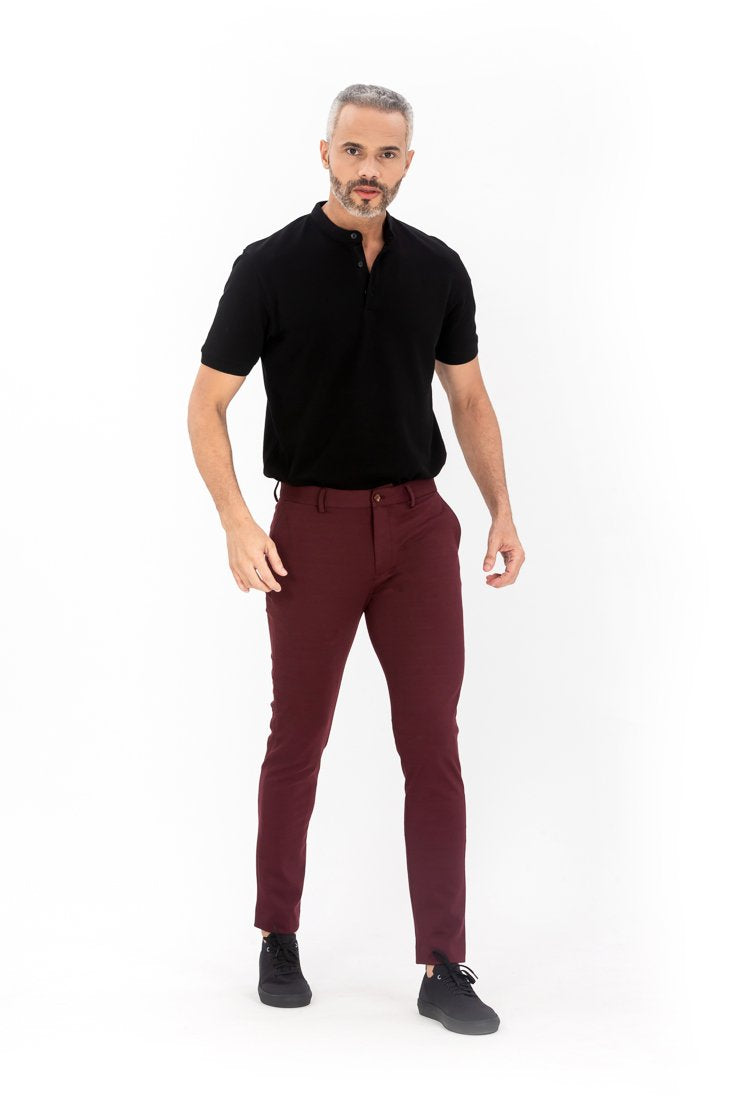 Plum Wine Power-Stretch Pants