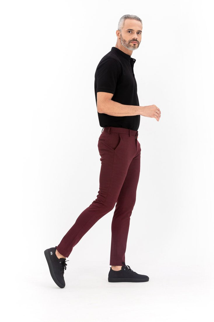 Plum Wine Power-Stretch Pants