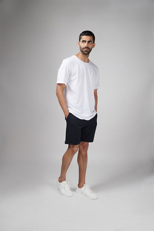 Black chinos shorts mens