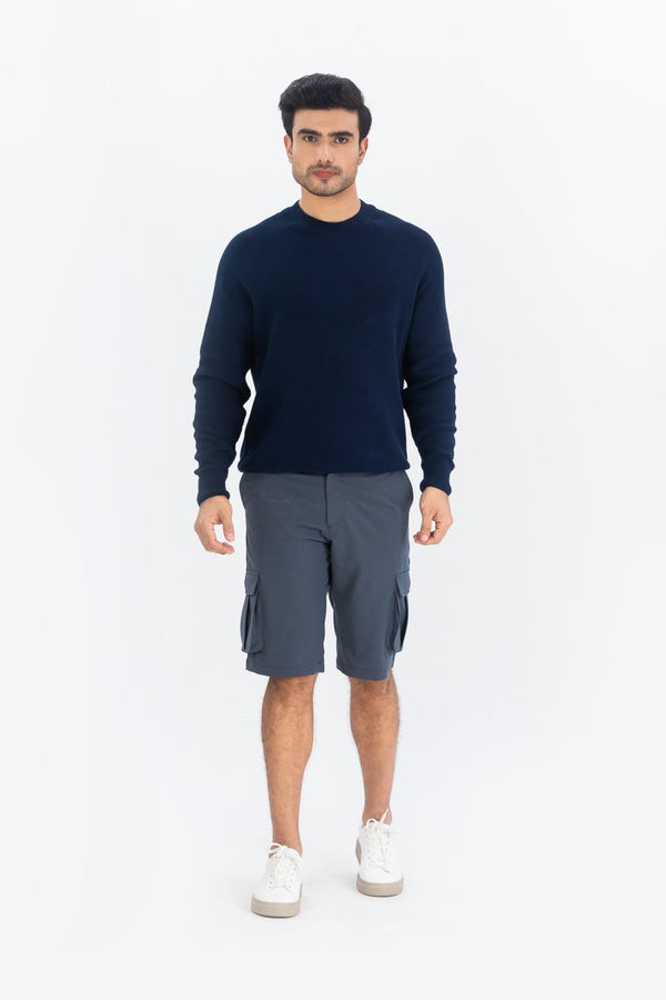 grey cargo shorts for men