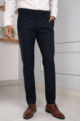 Eco Navy Stretch Pants