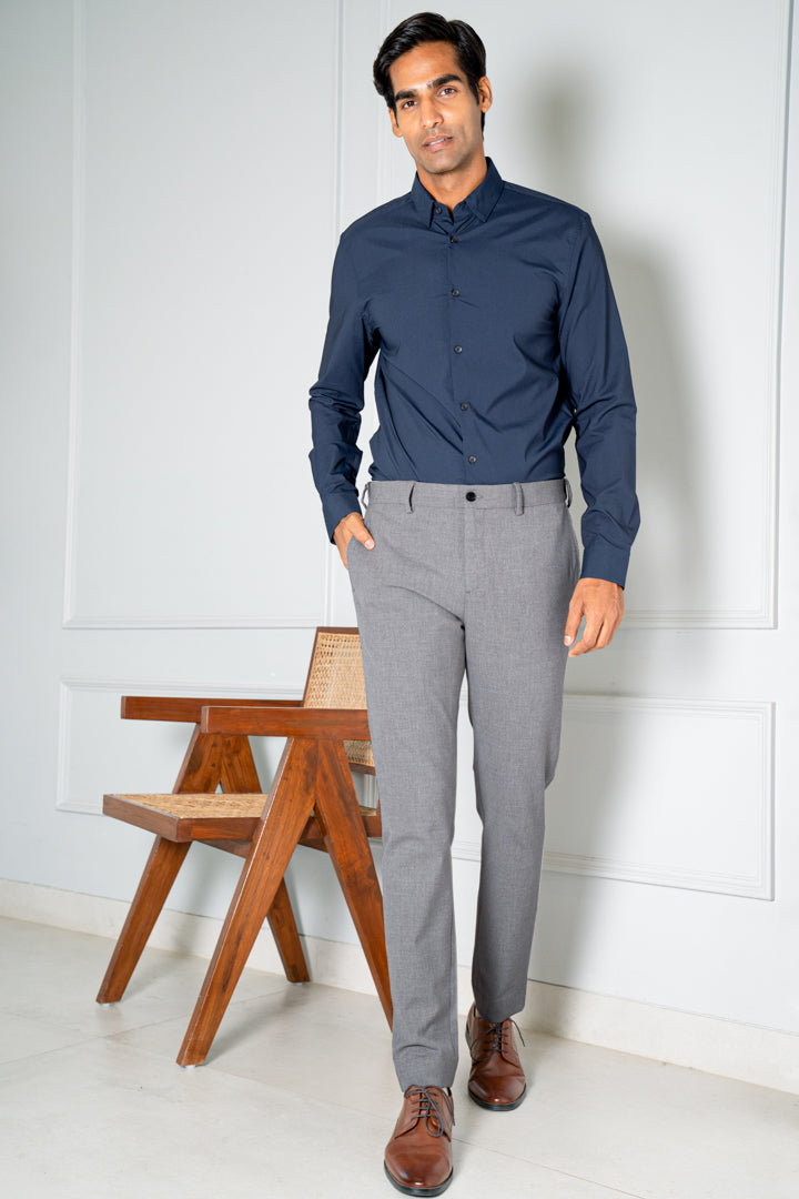 Mineral Grey Stretch Pants