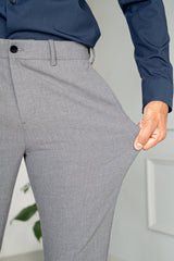 Mineral Grey Stretch Pants