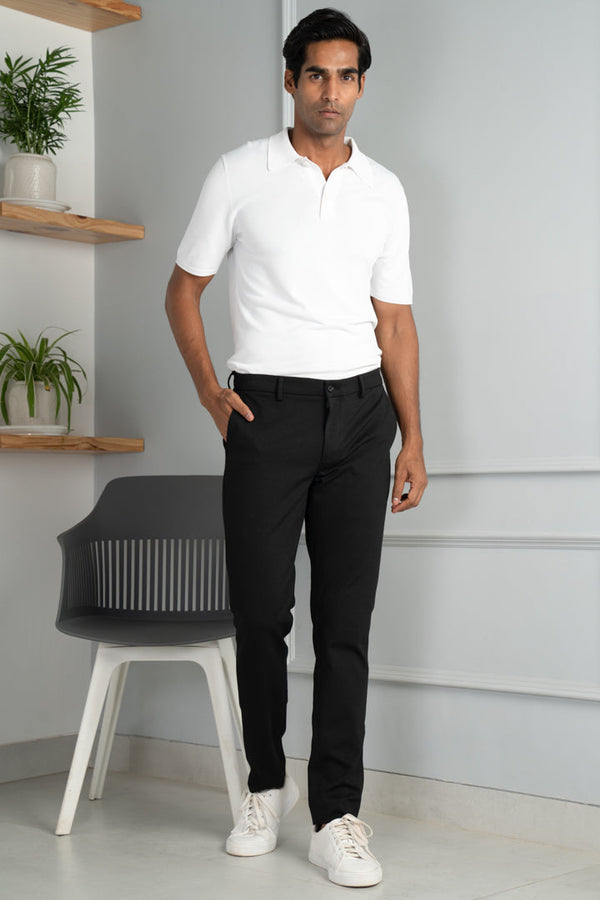 Bangalore Black Power-Stretch Pants