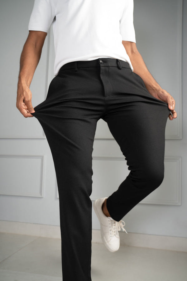 Bangalore Black Power-Stretch Pants