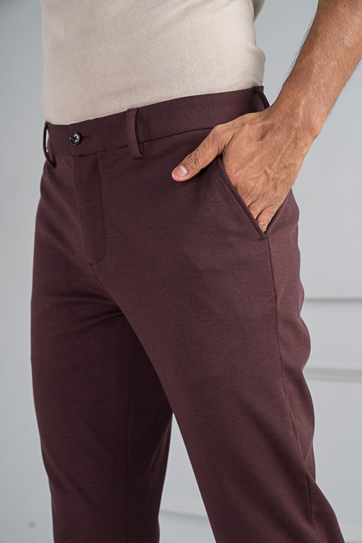 Plum Wine Power-Stretch Pants