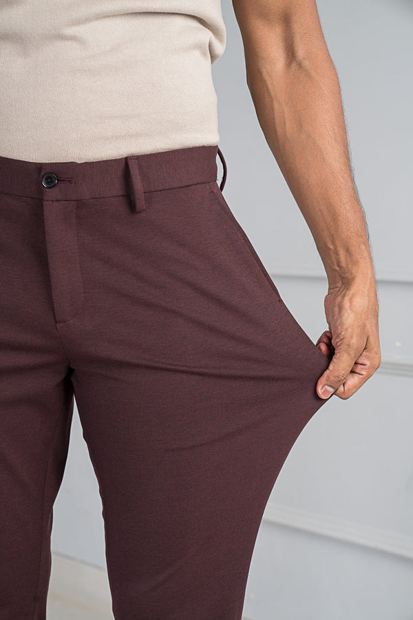 Plum Wine Power-Stretch Pants