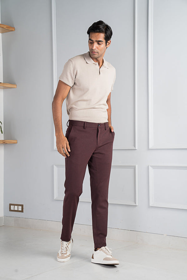 Plum Wine Power-Stretch Pants