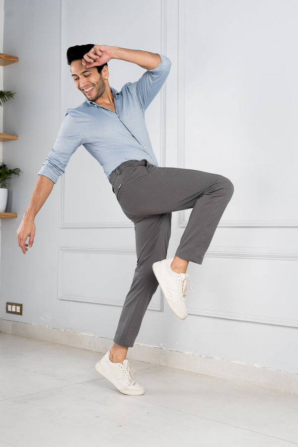 Spanish Grey Stretch Chinos