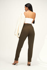 Army Olive Stretch Pants