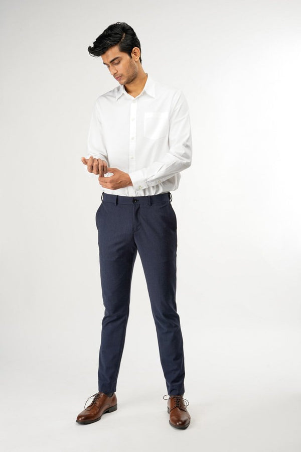 Admiral Blue Merino Wool Pants