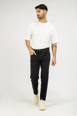 Raw Black Power-Stretch Slim Fit Jeans