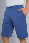 Custom fit Dress pant trousers in a stretch navy Poly Viscose fabric