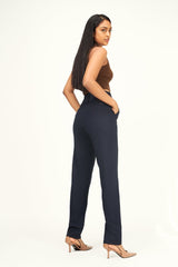 Eco Navy Stretch Pants