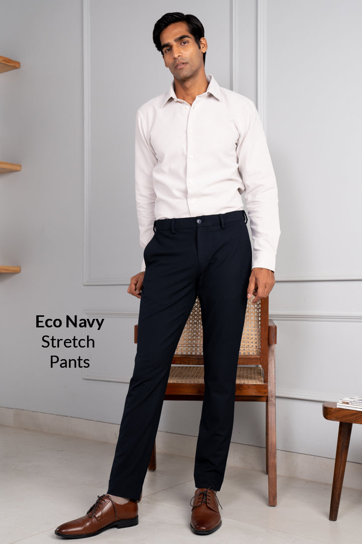 Stretch Formal Pants Bundle of 3