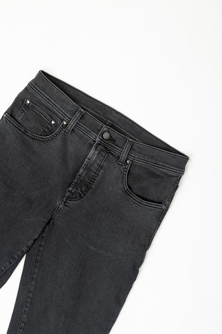 Charcoal Grey Power-Stretch Slim Fit Jeans