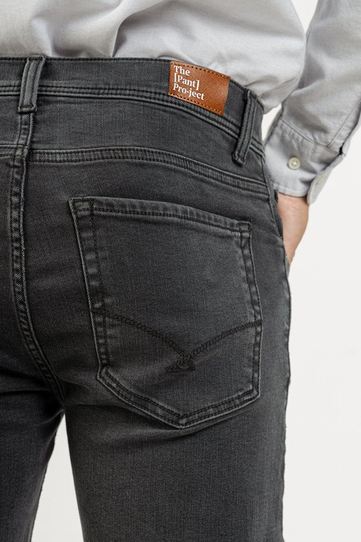 Charcoal Grey Power-Stretch Slim Fit Jeans