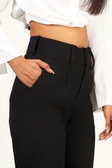 Ebony Black Stretch Pants