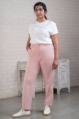 Flamingo Peach-Stretch Chinos