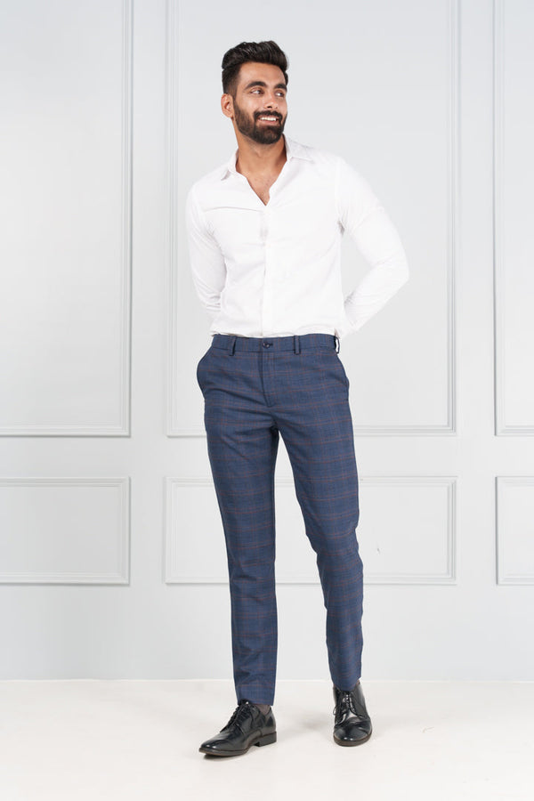 Yale Blue Super Fine Merino Wool Pants