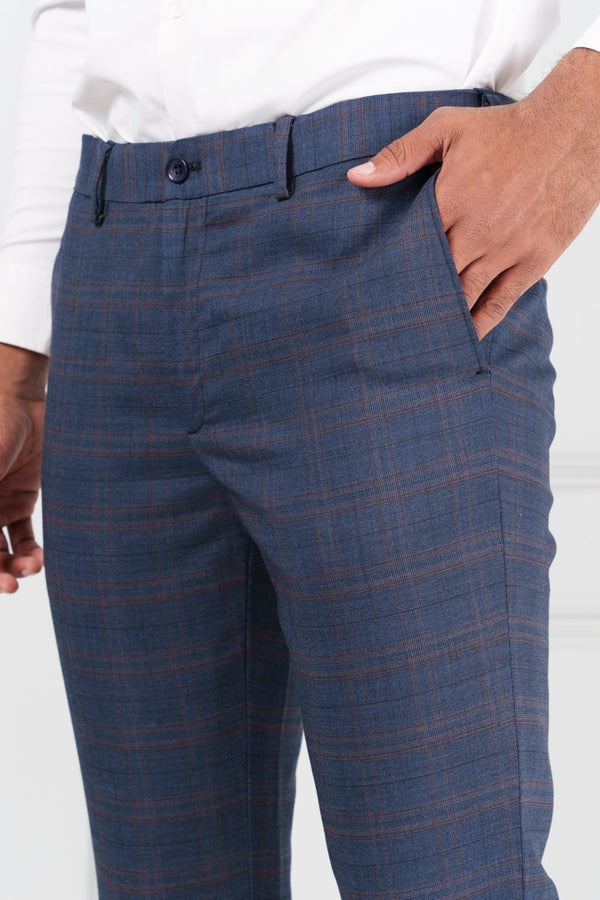 Yale Blue Super Fine Merino Wool Pants