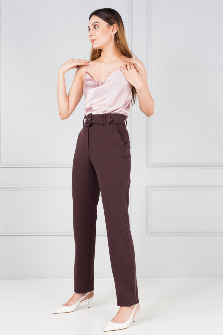 Plum Wine Power-Stretch Pants